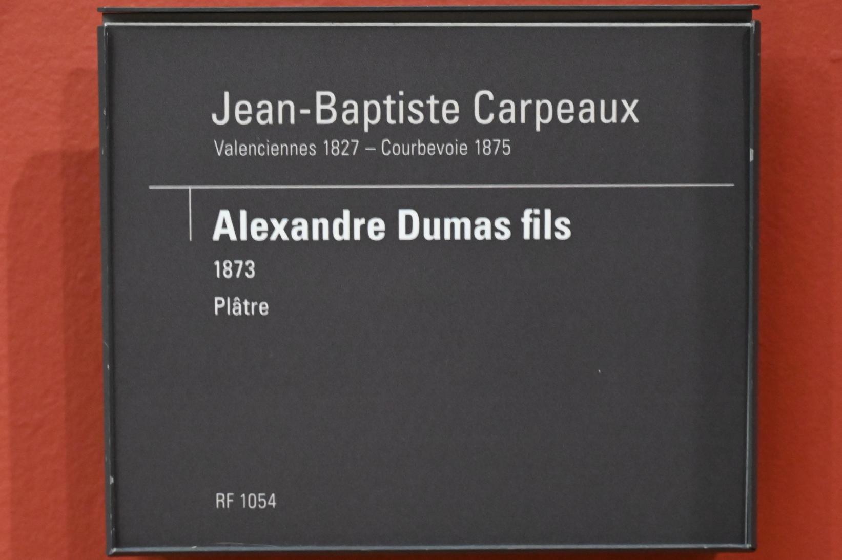 Jean-Baptiste Carpeaux (1859–1873), Porträtbüste des Alexandre Dumas des Jüngeren
, Paris, Musée d’Orsay, 1873, Bild 3/3