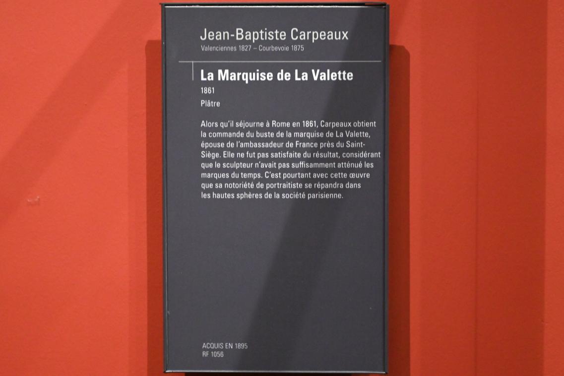 Jean-Baptiste Carpeaux (1859–1873), Porträtbüste der Marquise von Valletta, Paris, Musée d’Orsay, 1861, Bild 3/4
