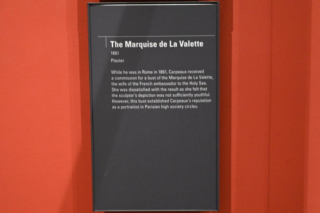 Jean-Baptiste Carpeaux (1859–1873), Porträtbüste der Marquise von Valletta, Paris, Musée d’Orsay, 1861, Bild 4/4