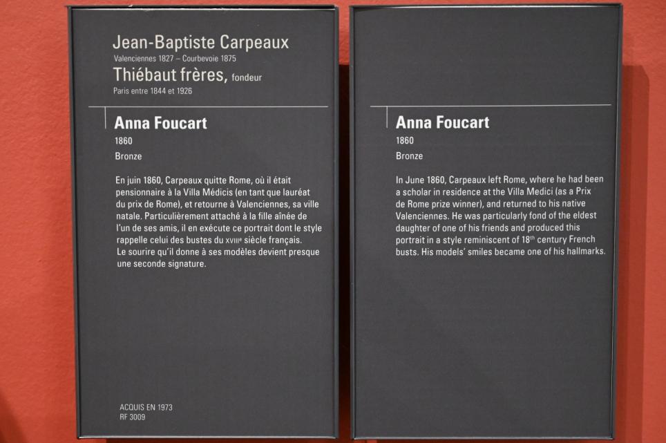Jean-Baptiste Carpeaux (1859–1873), Porträtbüste der Anna Foucart, Paris, Musée d’Orsay, 1860, Bild 4/4