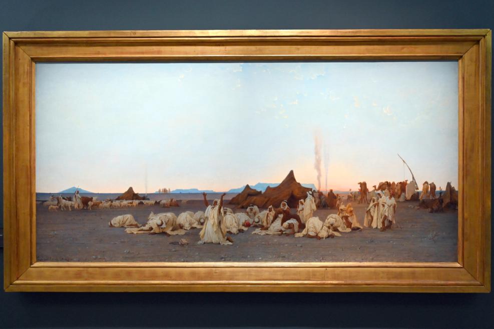 Gustave Guillaumet (1863–1884), Abendgebet in der Sahara, Paris, Musée d’Orsay, 1863