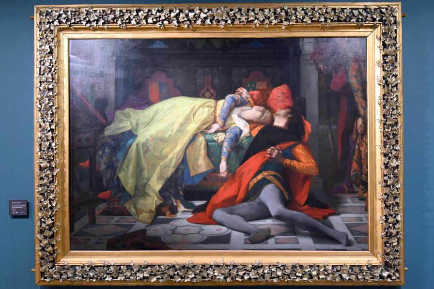 Alexandre Cabanel (1870–1875), Tod von Francesca de Rimini und Paolo Malatesta, Paris, Musée d’Orsay, 1870