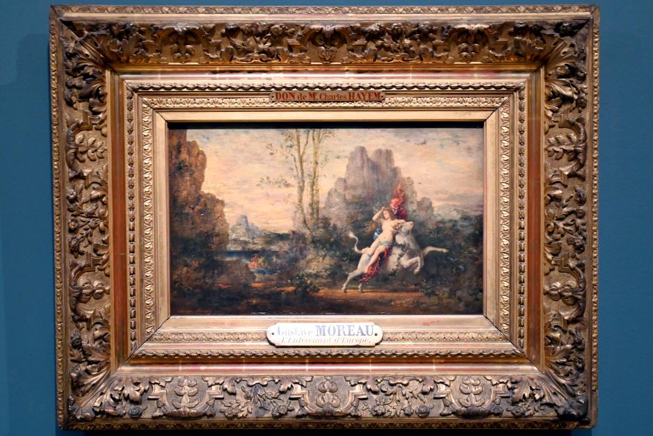 Gustave Moreau (1853–1896), Die Entführung Europas, Paris, Musée d’Orsay, 1869