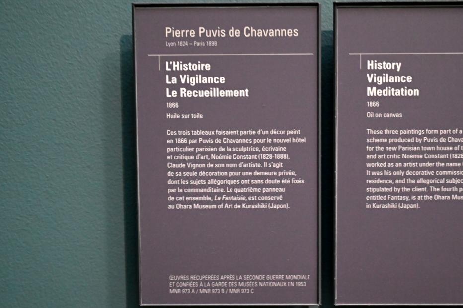 Pierre Puvis de Chavannes (1850–1891), Wachsamkeit, Paris, Musée d’Orsay, 1866, Bild 2/3