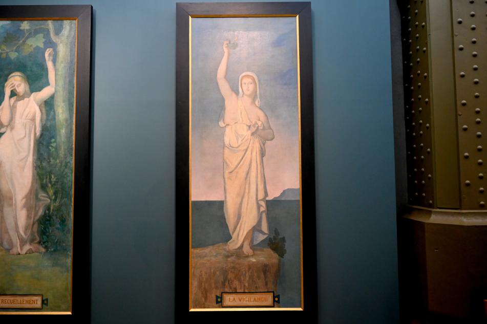 Pierre Puvis de Chavannes (1850–1891), Wachsamkeit, Paris, Musée d’Orsay, 1866, Bild 3/3