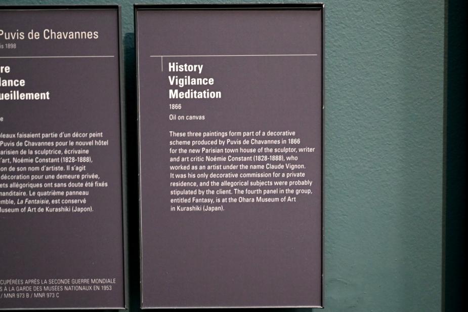 Pierre Puvis de Chavannes (1850–1891), Meditation, Paris, Musée d’Orsay, 1866, Bild 3/3
