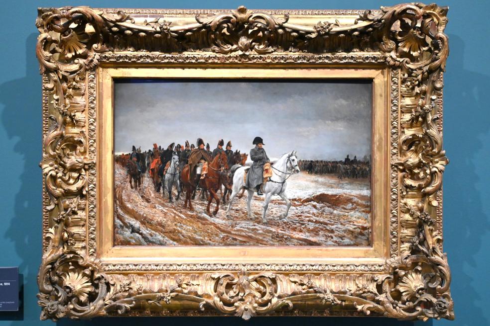 Ernest Meissonier (1849–1889), Der Frankreichfeldzug im Jahr 1814, Paris, Musée d’Orsay, 1864