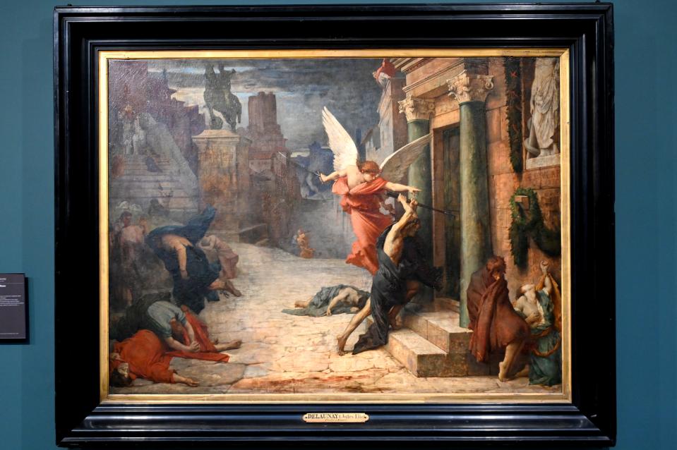 Jules-Élie Delaunay (1865–1869), Pest in Rom, Paris, Musée d’Orsay, 1869