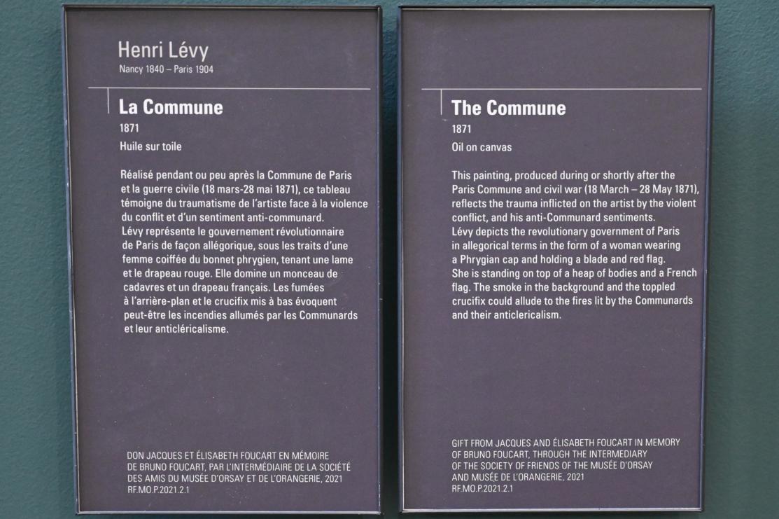 Henri Léopold Lévy (1871), Die Kommune, Paris, Musée d’Orsay, 1871, Bild 2/2