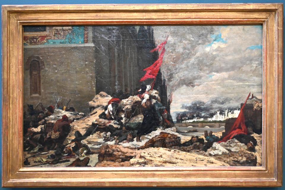 Georges Clairin (1871–1913), Der Brand der Tuilerien zu Paris, Paris, Musée d’Orsay, 1871