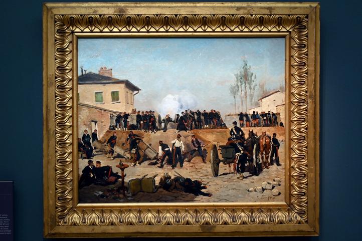 Jean Baptiste Édouard Detaille (1870), Die Schlacht von Villejuif während der Belagerung von Paris am 19. September 1870, Paris, Musée d’Orsay, 1870