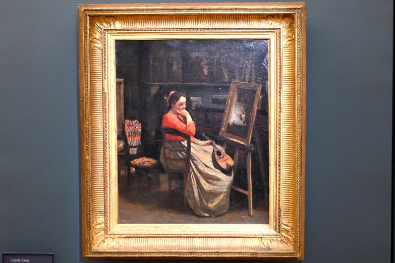 Jean-Baptiste Camille Corot (1823–1874), Im Künstleratelier, Paris, Musée d’Orsay, um 1865