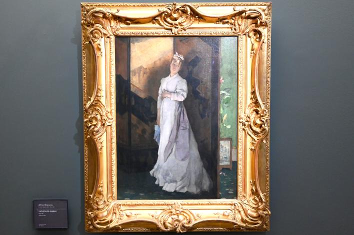 Alfred Stevens (1867–1888), Der Trennungsbrief, Paris, Musée d’Orsay, um 1867