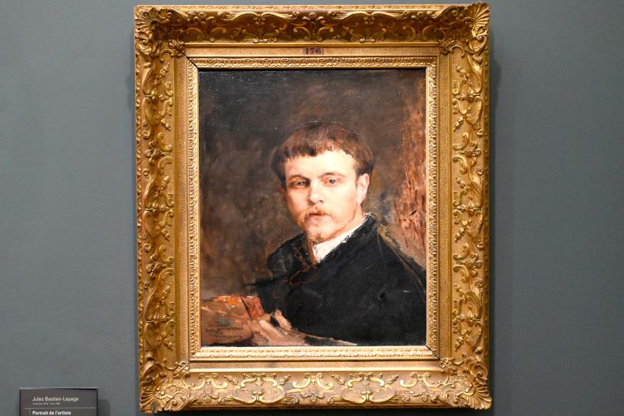 Jules Bastien-Lepage (1879–1880), Selbstporträt, Paris, Musée d’Orsay, um 1880
