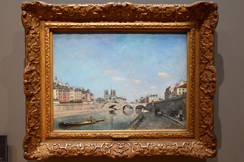 Johan Barthold Jongkind (1854–1877), Die Seine und Notre-Dame de Paris, Paris, Musée d’Orsay, 1864