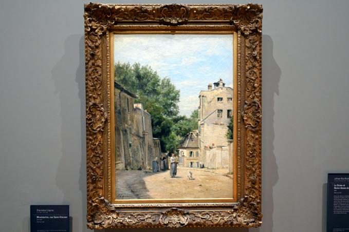 Stanislas Lépine (1868–1878), Montmartre, Rue Saint-Vincent, Paris, Musée d’Orsay, um 1875