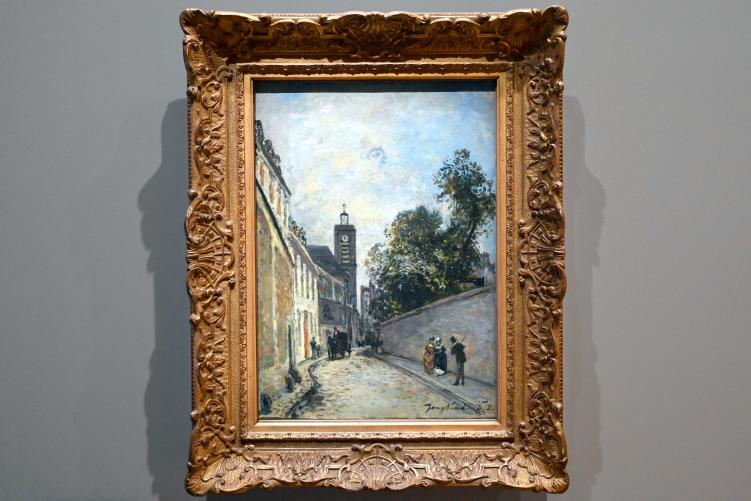 Johan Barthold Jongkind (1854–1877), Rue de l'Abbé-de-l'Épée und die Kirche Saint-Jacques-du-Haut-Pas in Paris, Paris, Musée d’Orsay, 1872