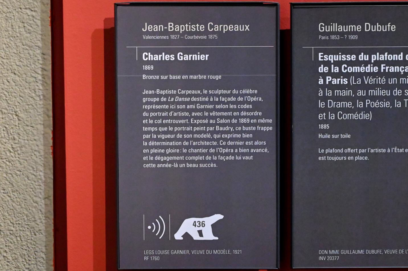 Jean-Baptiste Carpeaux (1859–1873), Büste des Charles Garnier, Paris, Musée d’Orsay, 1869, Bild 3/4