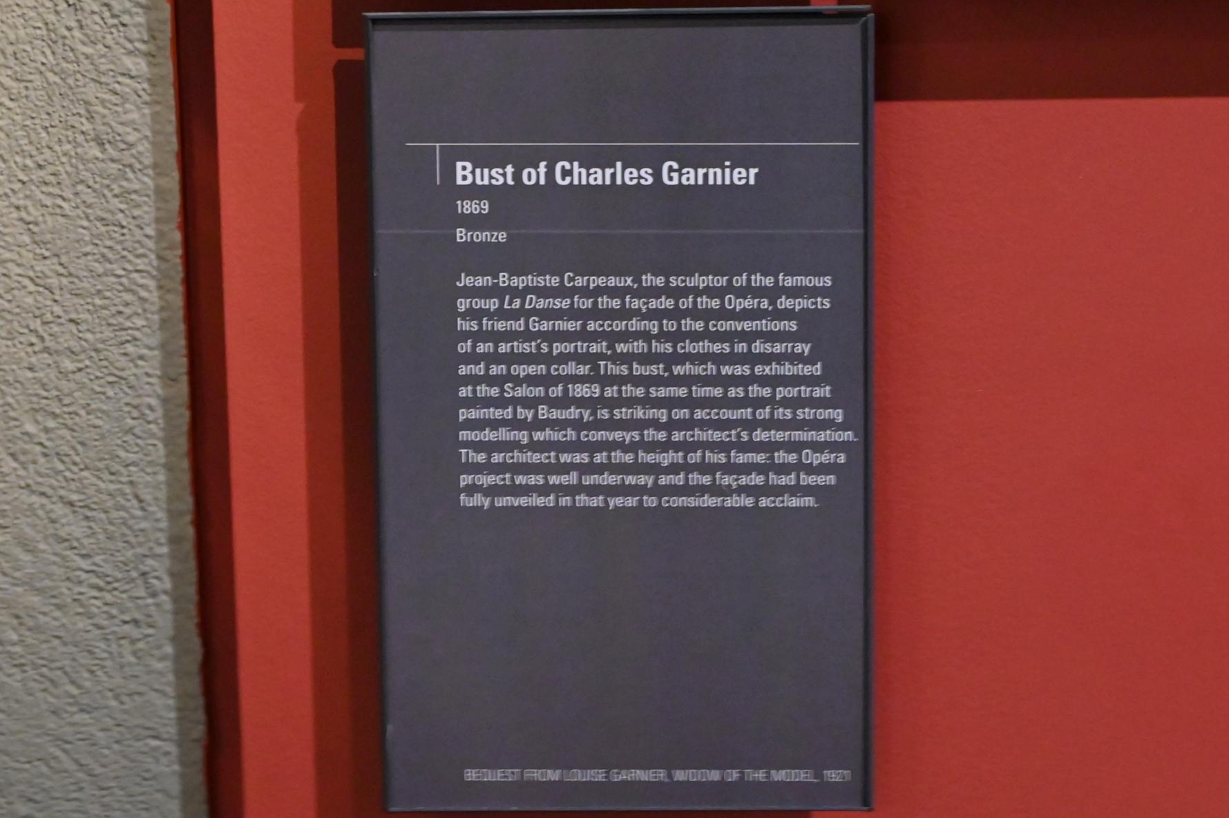 Jean-Baptiste Carpeaux (1859–1873), Büste des Charles Garnier, Paris, Musée d’Orsay, 1869, Bild 4/4