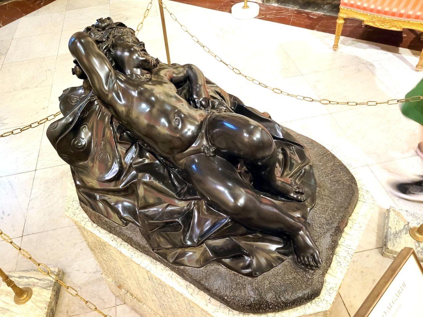 Alessandro Algardi (1635–1650), Allegorie des Schlafes, Rom, Villa Borghese, Galleria Borghese, 1635–1636, Bild 3/4