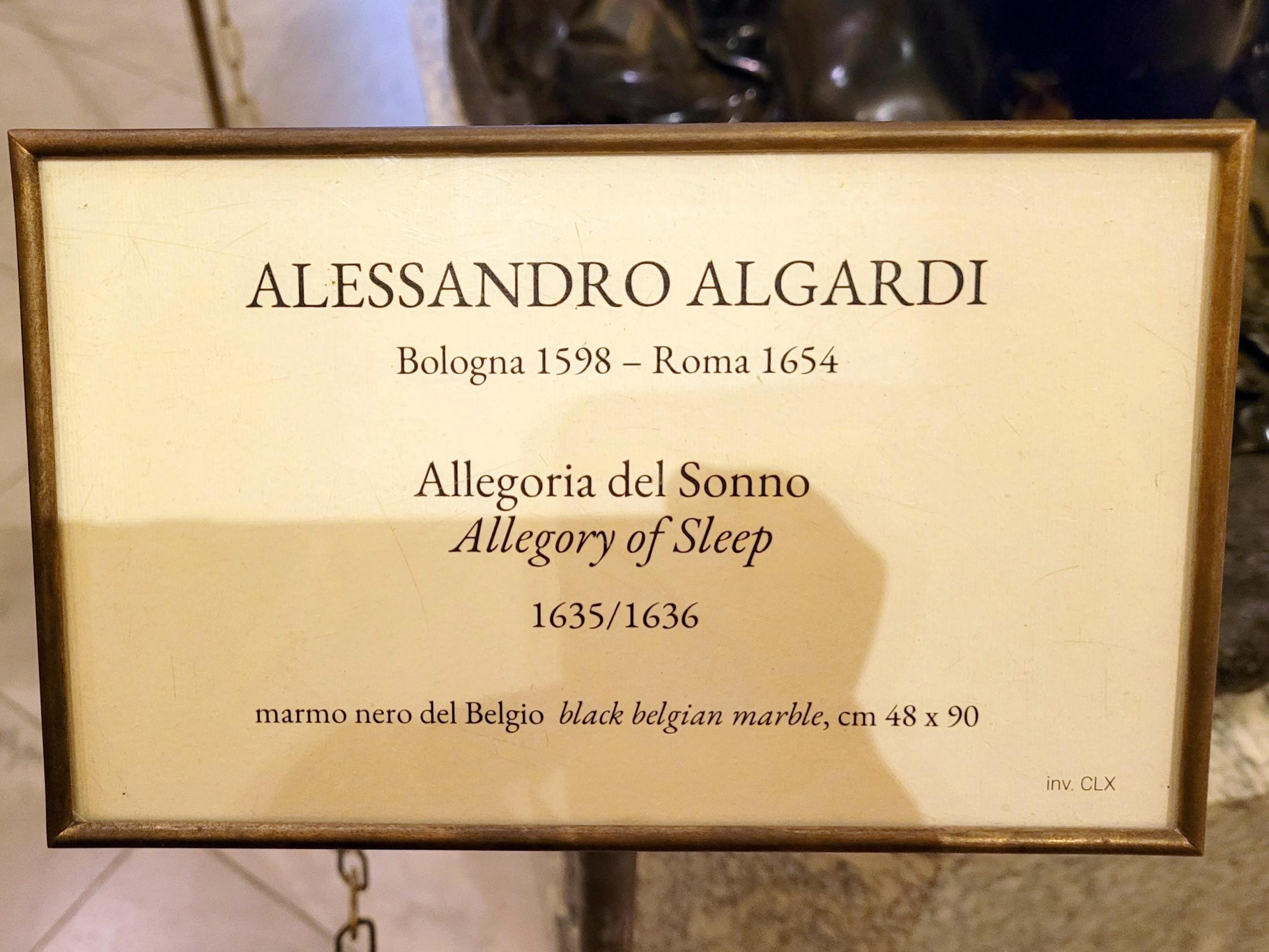 Alessandro Algardi (1635–1650), Allegorie des Schlafes, Rom, Villa Borghese, Galleria Borghese, 1635–1636, Bild 4/4