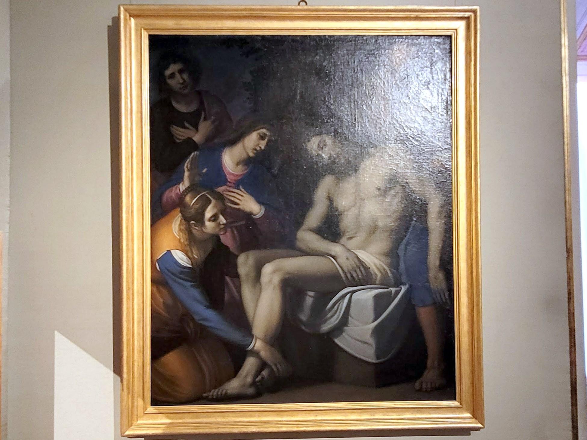 Domenico Cresti (Passignano) (1612), Grablegung Christi, Rom, Villa Borghese, Galleria Borghese, um 1612, Bild 1/2