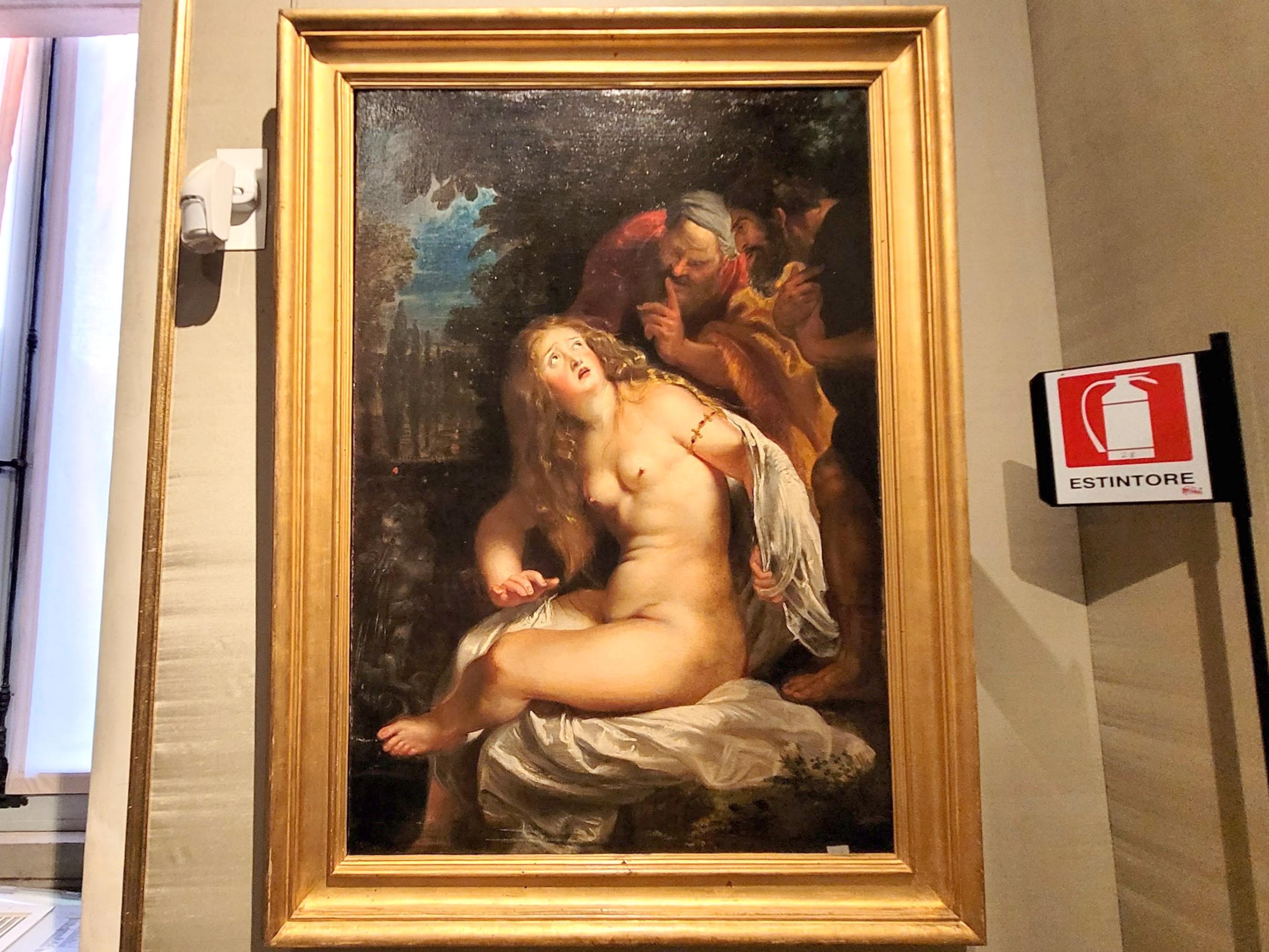 Peter Paul Rubens (1598–1640), Susanna und die beiden Alten, Rom, Villa Borghese, Galleria Borghese, um 1602