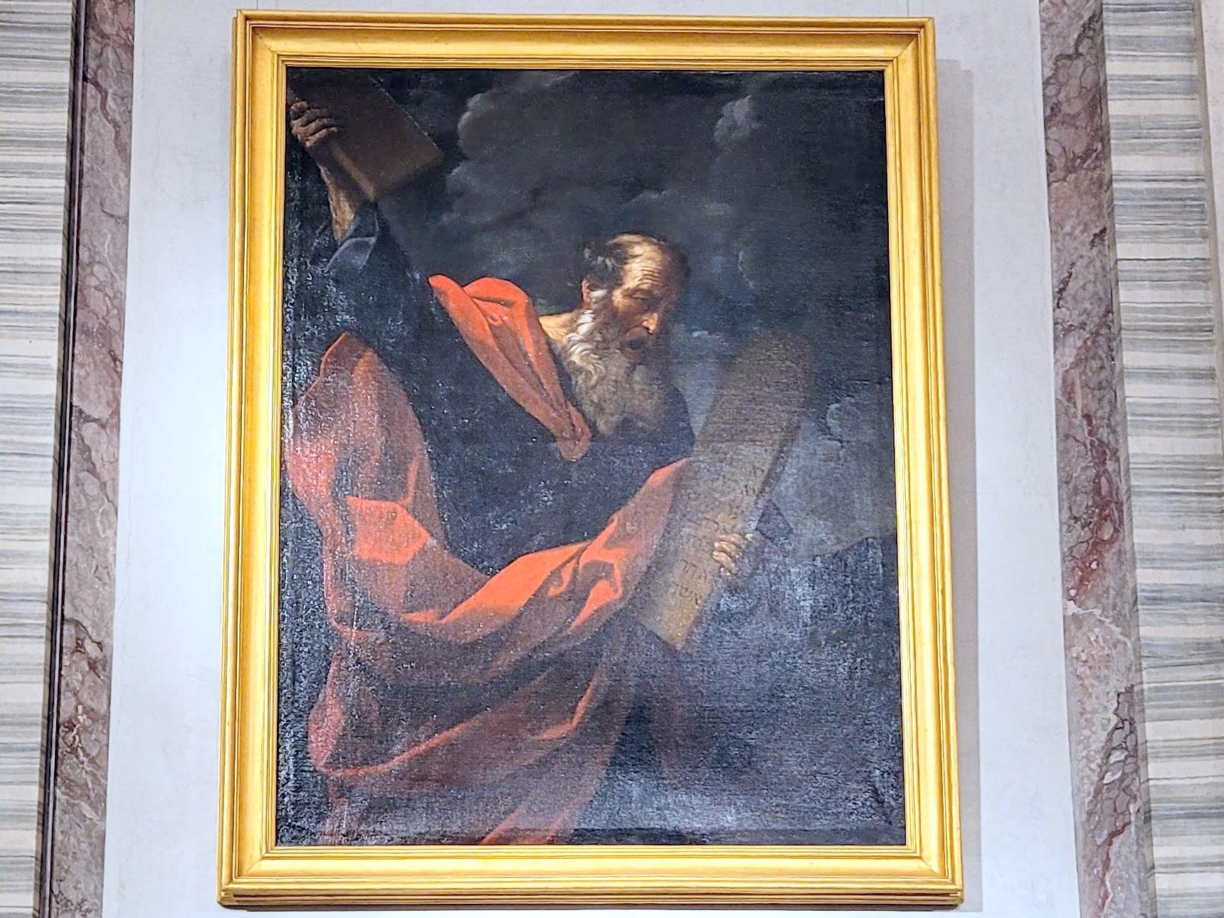 Guido Reni (1596–1641), Moses zerbricht die Gesetzestafeln, Rom, Villa Borghese, Galleria Borghese, Beginn 17. Jhd.