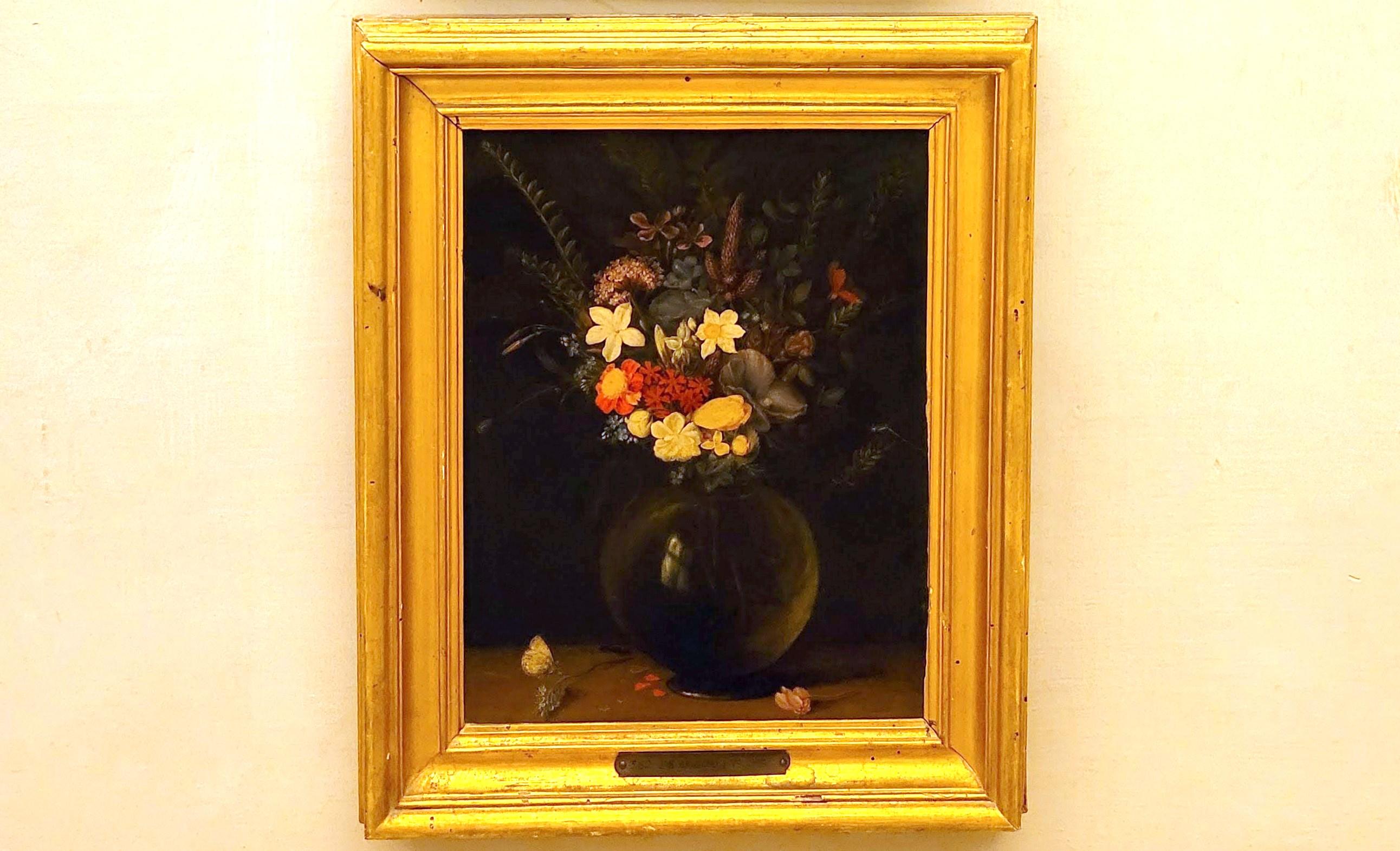 Jan Brueghel der Ältere (Samtbrueghel, Blumenbrueghel) (1593–1621), Vase mit Blumen, Rom, Villa Borghese, Galleria Borghese, um 1591–1595