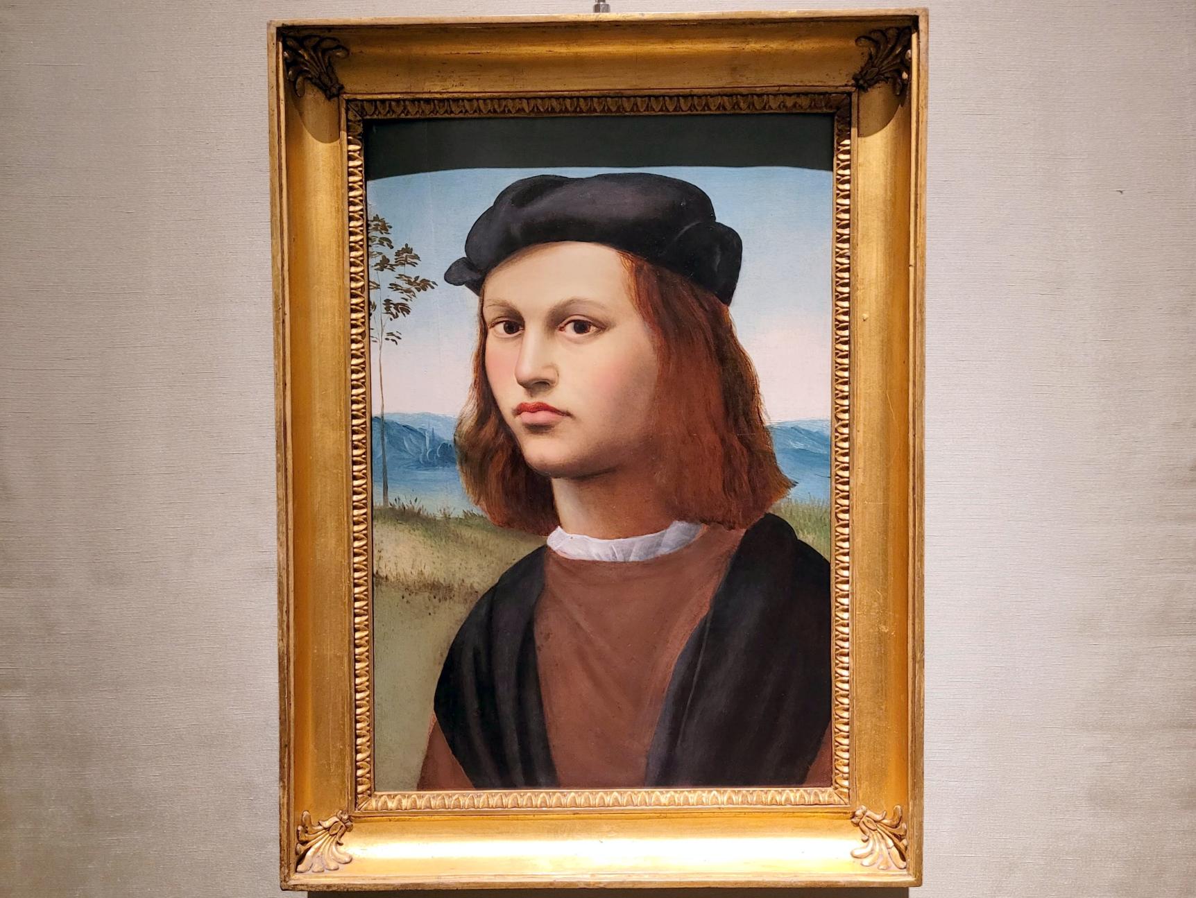 Ridolfo Ghirlandaio (1505–1555), Porträt eines jungen Mannes, Rom, Villa Borghese, Galleria Borghese, Beginn 16. Jhd.