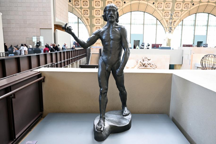 Auguste Rodin (1863–1917), Johannes der Täufer, Paris, Musée d’Orsay, 1878–1881