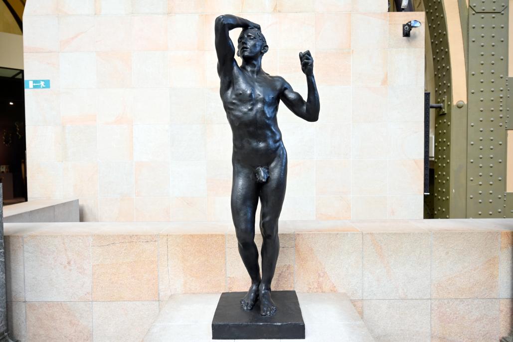 Auguste Rodin (1863–1917), Das eherne Zeitalter, Paris, Musée d’Orsay, 1877