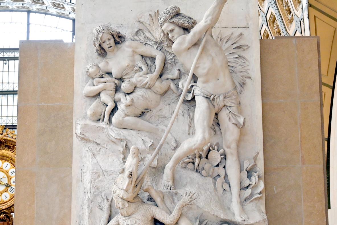 Louis-Ernest Barrias (1870–1899), Die Nubier (Die Alligatorjäger), Paris, Musée d’Orsay, 1894, Bild 2/3