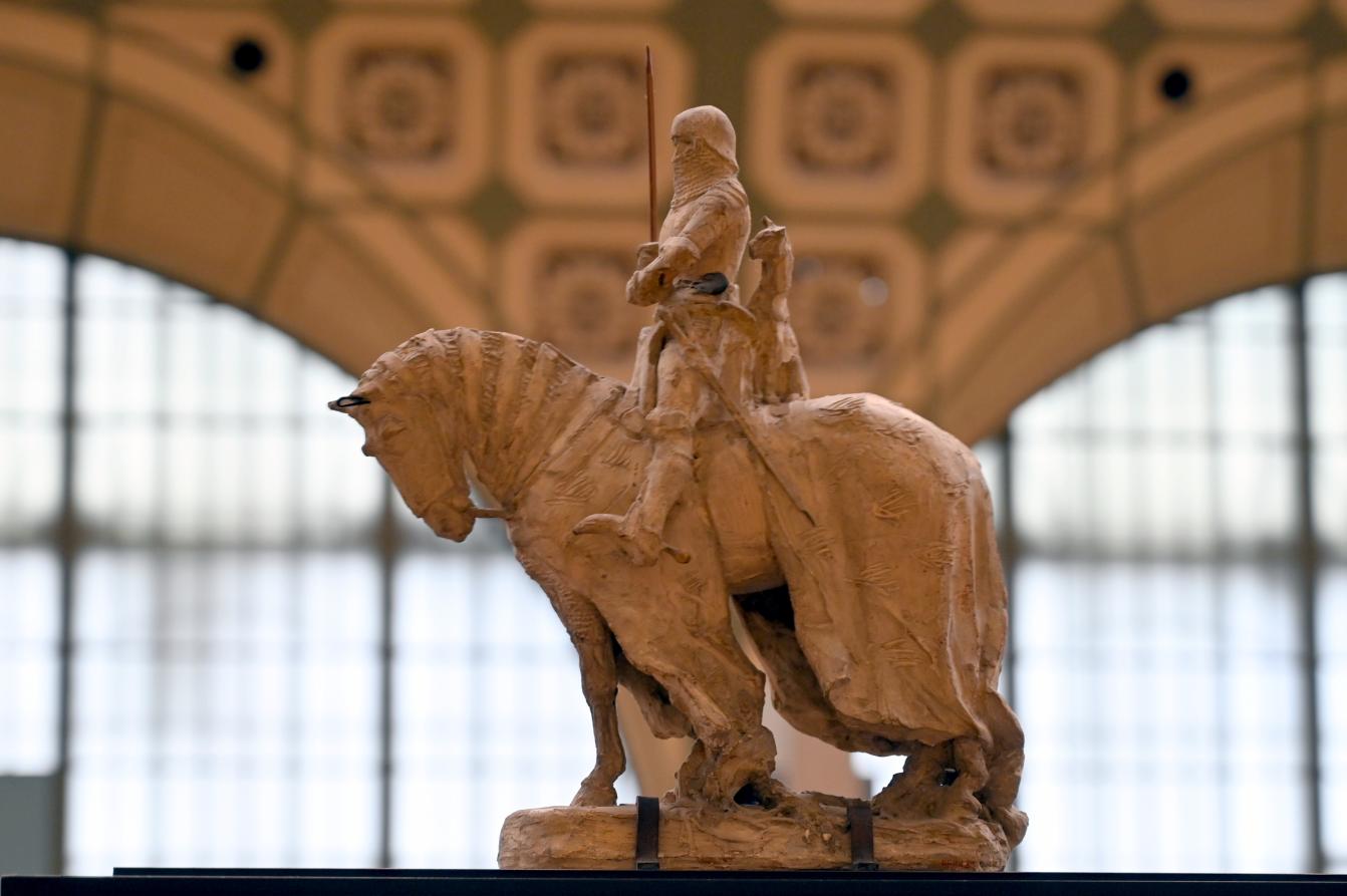 Emmanuel Frémiet (1867–1879), Ritter auf Wanderschaft, Paris, Musée d’Orsay, um 1878, Bild 2/3