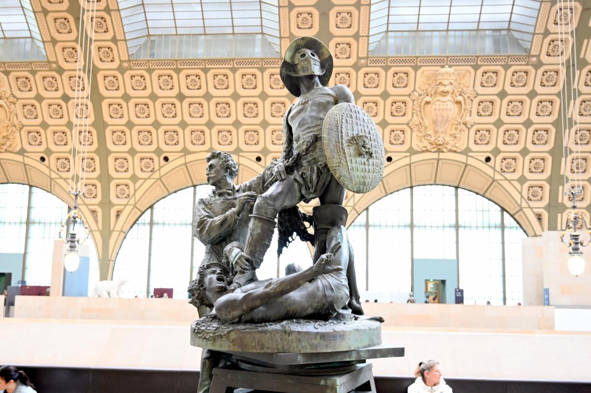 Jean-Léon Gérôme (1849–1902), Die Gladiatoren, Paris, Musée d’Orsay, 1878, Bild 3/5
